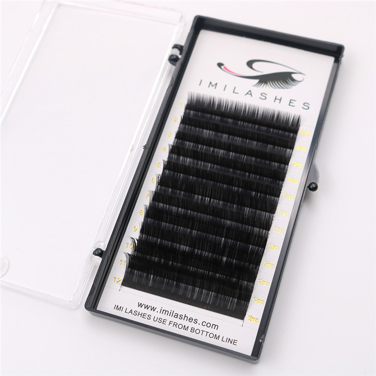 Eyelash extensions korean PBT russian volume lash - A